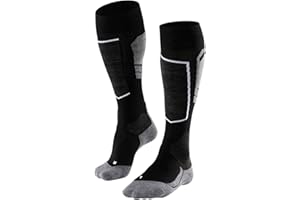 FALKE Herren SK4 Skisocken sehr leichte Polsterung antiblasen dünne Skistrümpfe zum Skifahren atmungsaktive schnelltrocknende klimaregulierende geruchshemmende Wolle Funktionsmaterial 1 Paar