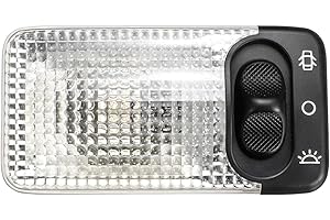 NICOLIE Lámpara De Lectura con Luces De Techo Interiores Compatible con Peugeot 206 CC 207