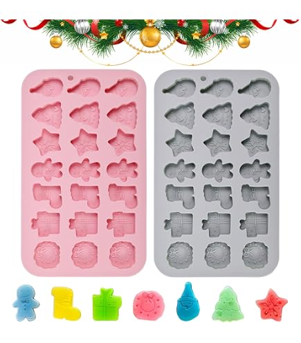Stampo In Silicone Natalizio – 100 Cavità Mini Albero Di Natale – Per Cioccolatini, Caramelle E Biscotti Fai Da Te - 3
