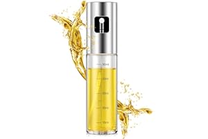 PORTENTUM Premium Oil Sprayer for Kitchen and Air Fryer 100ml Spray for Kitchen Leakproof Glass Oil with Dispenser Accessories for Deep Fryer No Oil