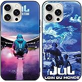 nurkorki [2 Pack Coque pour iPhone 13 iPhone 14 6,1",Étui Souple TPU Silicone Cool Rappeur Chanteur Modèle Musique Dessin Dur