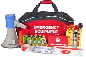 EVAQ8 Workplace Fire Marshal Safety Kit for Offices, Schools, Business Sites