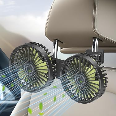 Ventilateur De Voiture Solaire – 3 Ventilateurs, Grand Angle, Pour Rafraîchir L’habitacle – Alimentation Panneau Solaire + Batterie - 8