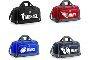 PROSPO Personalised Rugby Holdall Bag Customised Kids School PE Sports Gym Shoe Kit