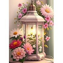 Ginfonr DIY Diamond Painting „Kuh“ – 30x40 Cm, Full Drill, Mit Allem Zubehör – Entspannungs-Bastelset