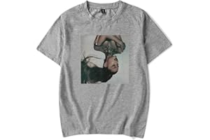 JFLY Ariana Grande Drucken Mädchen Junge T-Shirt Niedliches Hemd Lässig Lose Sänger Kurzarm Paar Kleidung XXS-4XL