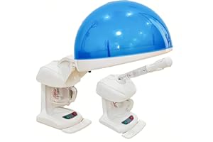 Sanqiao 2 in 1 Facial Steamer and Hair Steamer, Tabletop Portable Ozone Steamer for Spa Salon Home