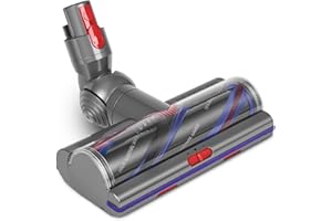 MOPEI Cepillo High Torque para Dyson V11 Aspiradora, Cepillo Motorizado Compatible con V15 V10 V8 V7, Ajuste del Flujo de Aire, Ideal para Suelos Lisos y Alfombras
