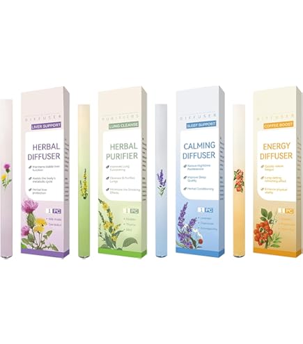 Mullein Erbe Pulitore Polmonare 15g Herbals Diffuser Pen, Guaranà - Foto 3