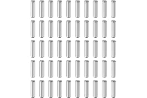 QUARKZMAN 50 stycken cylinderstift rostfria, 5 mm x 18 mm dymlingsstift spännstift, 304 rostfritt stål metallstift, silverton