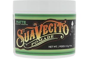 Suavecito Pomade Matte Formula, Medium Hold Hair Pomade For Men, Low Shine Matte Hair Paste For Natural Texture Hairstyles, 4oz/113g