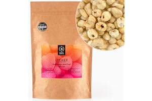 BRIX, GROWN FOR FLAVOUR BRIX Litchi Liofilizzato | 100% Litchi Essiccato Naturale 95 g | Frutta Secca con Fantastico Sapore | Non-OGM, Senza Glutine, Vegano e Vitamine Preservate