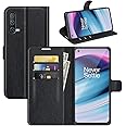Fertuo Cover per Oneplus Nord CE 5G, Custodia Portafoglio Cover a Libro in Pelle Flip Case con Silicone Bumper, Fibbia Magnet