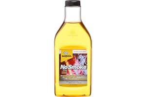 Bardahl - No Smoke Treatment Increases Viscosity Engine Oil for Petrol and Diesel Cars Reduces Smoke and Spark Plug Cracks Improves Power and Yield 473ml