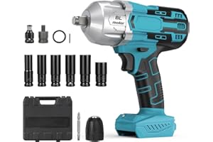 DRISUBT 900N.M Visseuse à chocs 1/2 pouce pour batterie Makita 18 V,visseuse électrique à chocs 1/2 pouce, visseuse électrique (batterie et chargeur non fournis)