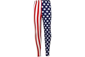 A2Z4KIDS A2Z 4 Kids® Ragazze USA Legging Bambini Strisce & Stelle Stampare American Leggings Nouva Età 7 8 9 10 11 12 13 Anni