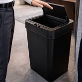 50 Litre Sens&ouml;rl&uuml; &Ccedil;&ouml;p Kovası, Otomatik Temassız Akıllı &Ccedil;&ouml;p Kutusu, Dokunmatik A&ccedil;ma &Ouml;zellikli, Sessiz Kapanan, B&uuml;y&uuml;k Boy Mutfa