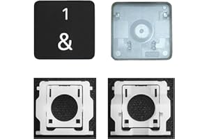 CTBDZ Capuchon de clé individuel avec charnière de rechange pour MacBook Pro (M1 M2) A2141 A2251 A2289 A2338 A2442 A2485, remplacement pour MacBook Air A2179 A2337 A2681 (1 touche)