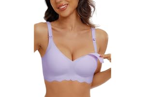 As Fairy Still-BHS zum Stillen, kabelloser, Nahtloser Schwangerschafts-BH, Ultra-Komfort-Schwangerschafts-Schlaf-Bralette für Frauen