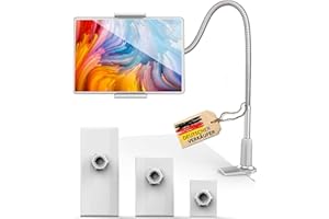 FLEXD-X Hochwertige Schwanenhals Tablet Halterung Bett Tablet Halterung Tisch mit Anit-Bruch-Garantie Handyhalterung Bett - iPad Halterung Bett für alle Geräte bis 19cm Gerätebreite