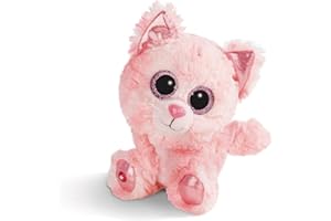 NICI Doudou-Peluche GLUBSCHIS Chatte Dreamie 15cm, avec des Grands Yeux Scintillants, 45554, No Color
