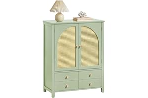 SoBuy FSB72-GR, Sideboard with 2 Doors and 4 Drawers, Hallway Shoe Cabinet Kitchen Dining Room Living Room Storage Cabinet Cupboard Sideboard