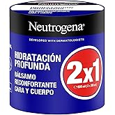Neutrogena Fórmula Noruega Hidratación Profunda Bálsamo Reconfortante (Pack de 2 X 300 ml), crema hidratante corporal y facia