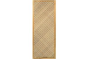 ONLYWOOD.IT Onlywood Grigliato in Legno per esterno PRIVACY a maglia stretta 2 x 2 cm - Traliccio balcone e terrazzo in legno trattato in Autoclave disponibile in 3 Dimensioni (60 x 183 h. cm)