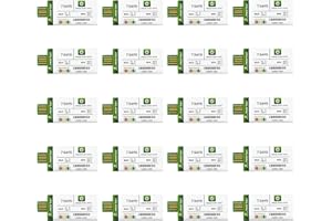 FRESHLIANCE FOCUS ON FRESH AND SAFE LIFE ONLY Freshliance USB Temperature Data Logger, Single Use Temperature Recorder with PDF and CSV Reports, Max. 30000 Readings High Accuracy Cover 7days for Transport, Storage, Fresh Tag 1, 20packs