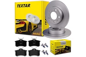 BandelOne enthält Textar Bremsscheiben 253mm + Beläge hinten für Golf 5 6 A3 Leon Octavia