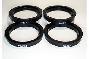 4 CENTRADORES DE LLANTA 70-57.1 AROS PARA LLANTAS ALUTEC ATS AUTEC ANZIO RIAL