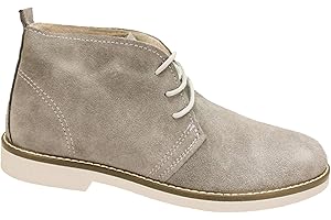 EVOGA Scarpe Polacchine Uomo Class Scamosciate Pelle Nabuk Inglesine Casual