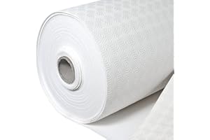 ONLYFLY Premium Tischunterlage Tischschoner Tischschutz Tischpolster Weiss · Eckig · Breite & Länge wählbar·, Größe:120 x 290 cm