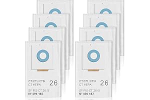 Dammpåsar för Festool SELFCLEAN CT 26 / CTM 26 E/CTL 26 E CLEANTE, 8-pack