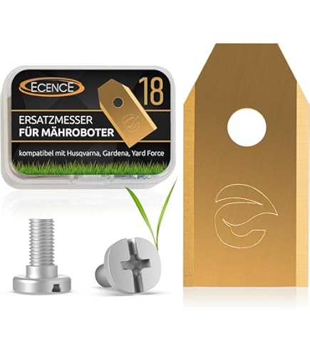 Set Lame Titanio Per Robot Tosaerba - 45 Pezzi Compatibili Husqvarna, Gardena, Automower - Foto 7