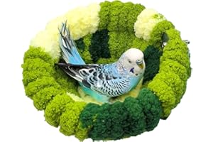 Uozonit Lit d'oiseau pour Cage | Lits pour Oiseaux Lit Chaud pour Perroquet - Nid de Perroquet, lit de calopsitte de nid de Perruche, lit de Couchage d'hiver, hamac d'oiseau pour Perroquet Perruche