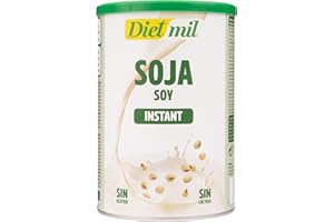 NUTRIOPS Naturgreen - Dietmil Soja Calcium Instant Bio, Bebida De Soja En Polvo, Bebida Vegetal Ecológica, Sin Azúcares Añadidos, Contiene400 Gr