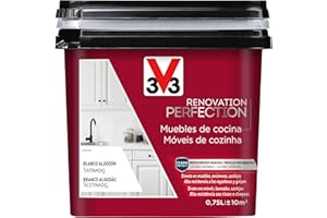 V33 Esmalte Renovation Perfection Cocina Blanco Algodón Satinado 0,75L