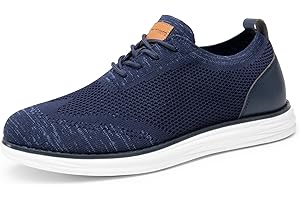 Bruno Marc Scarpe Stringate da Uomo Classiche Estive Traspiranti Mesh Sneakers Oxfords Leggere Casual Scarpe da Passeggio
