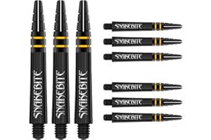 RED DRAGON Peter Wright DWC Nitrotech Tiges (tiges) – 2 ensembles par paquet (6 tiges de fléchettes au total)