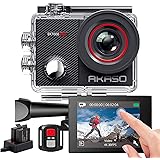 AKASO EK7000 Pro Action Cam 4K 20MP WiFi, Fotocamera Subacquea 40M, Impermeabile Videocamera EIS Stabilizzazione con Touch Sc