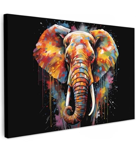 Runa Art Schilderij kinderen Kunstafdruk Fleece Canvas Muur Decoratie