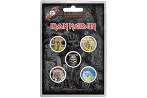 Iron Maiden - The Faces of Eddie Button (Badge Pack) Rock Merchandising