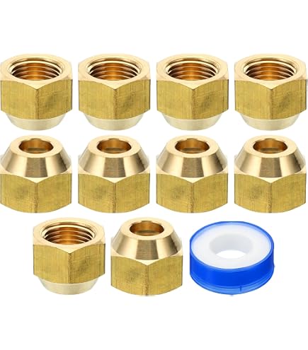 PATIKIL 4 Raccordi Per Tubi In Rame A Curva 180° – Diametro Interno 12,7 Mm (1/2″) Per Impianti Idraulici, HVAC E Aria Condizionata