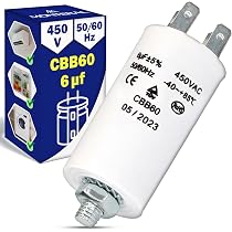 Condensateur Moteur Permanent CBB60 0.68µF 450V - Pour Démarrage Moteur, Neuf Sous Emballage