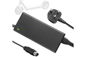 ARyee 42V 2A Electric Scooter Charger, 36V Lithium Battery Pack Charger For Xiaomi M365, Pro 2 Electric Scooter and Ninebot Electric Scooter Moped ES1 / ES2 / ES3 / ES4 (1 Pin to UK Plug)