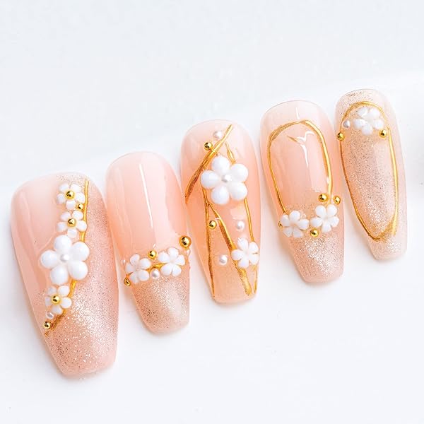 Sun&Beam Nails Press-On Nägel – Sargform, Mittellang – Rosa Mit Magnet-Effekt
