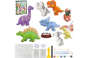 YAOZUP Enfant Moulage et Peinture Kit, Activites Manuelles pour Enfants, Figurines en Plâtre à Mouler et à Peindre, Moulage de Plâtre Enfants, Jouets de Bricolage Créatifs à Partir de 6 Ans
