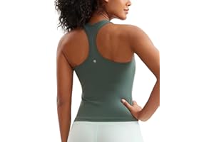 CRZ YOGA Butterluxe Racerback Gym Vest Top for Women Sleeveless Sport Tank Tops Summer Yoga Fitness Shirts Comfort Camisole