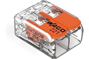 Wago - 100 Bornes de Connexion automatique S221 2 entrées